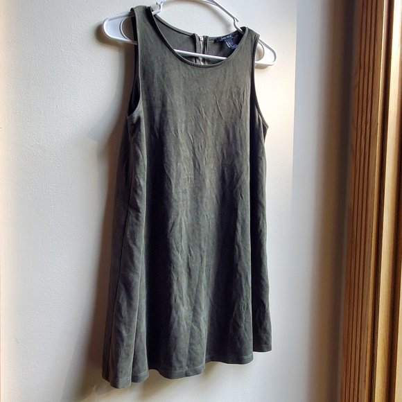 Forever 21 Faux Suede Green Tunic Size Small - Picture 11 of 16